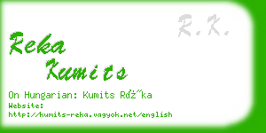 reka kumits business card